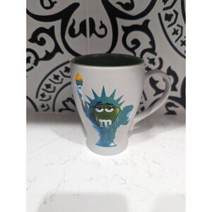 M&M's Green NYC Statue of Liberty Mug Cup "Liberty & Chocolate for All" 2018